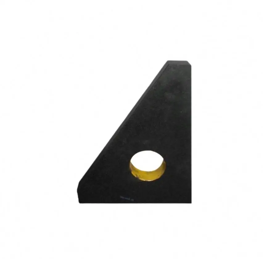 TEBAK High Precision Granite Tri Square Edge Angle 90 Degree Measuring Tool Granite Triangle Ruler Surface Plate