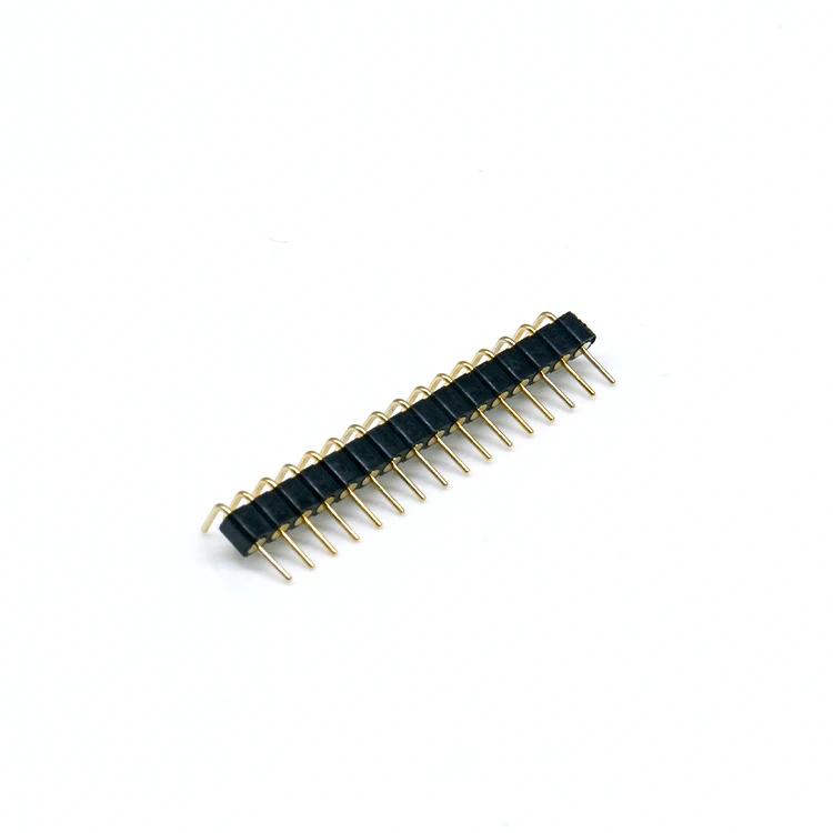 SCONDAR Precision Pin Header Female Machined Round Pin Male 2.54 2.54mm PCB Connector 2 24 Pin Board to Board Conector