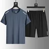 Dark Grey T-Shirts+Shorts