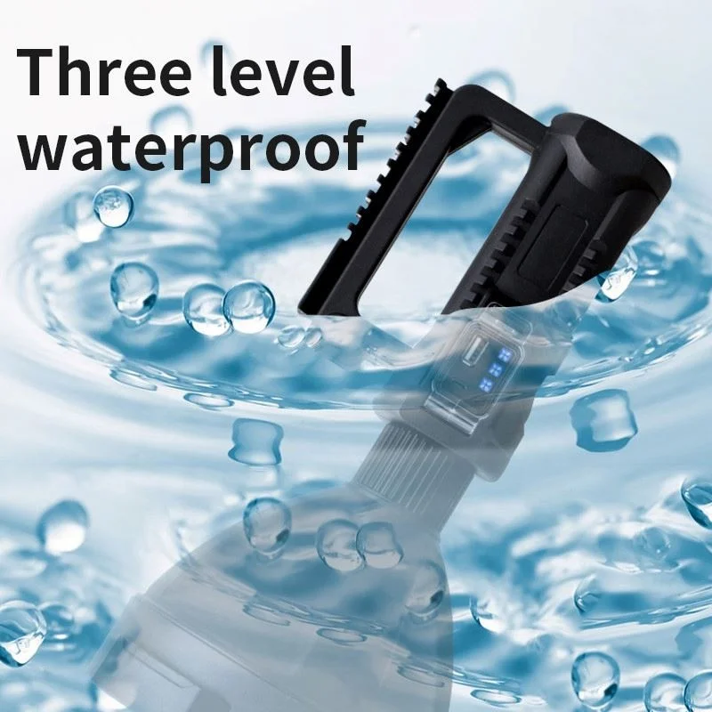 Portable XHP70 Torch Powerful LED Flashlight Waterproof Spotlight USB Rechargeable Searchlight with Base Fishing Light Lantern