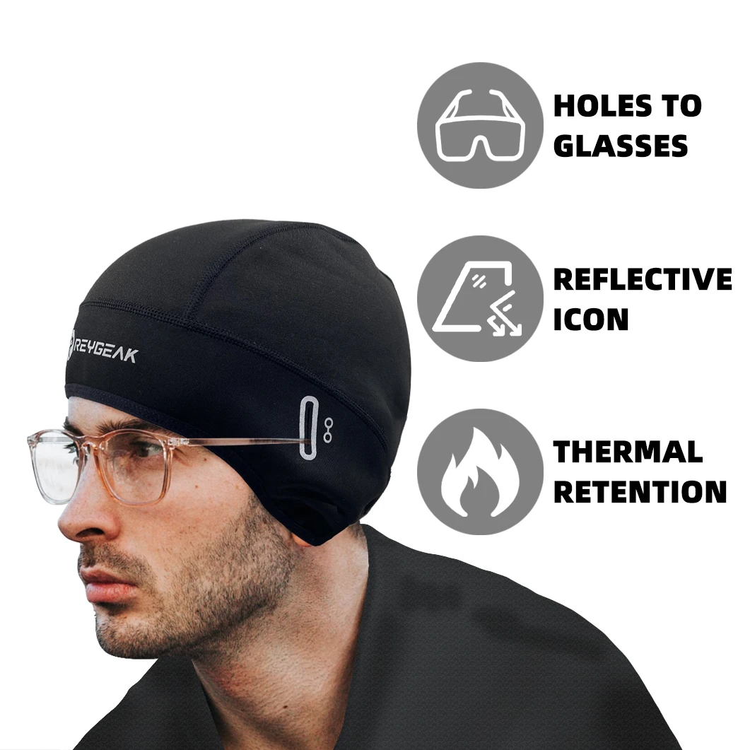 Reygeak 2 Pack Skull Cap Helmet Liner And Balaclava Face Mask Ski Mask