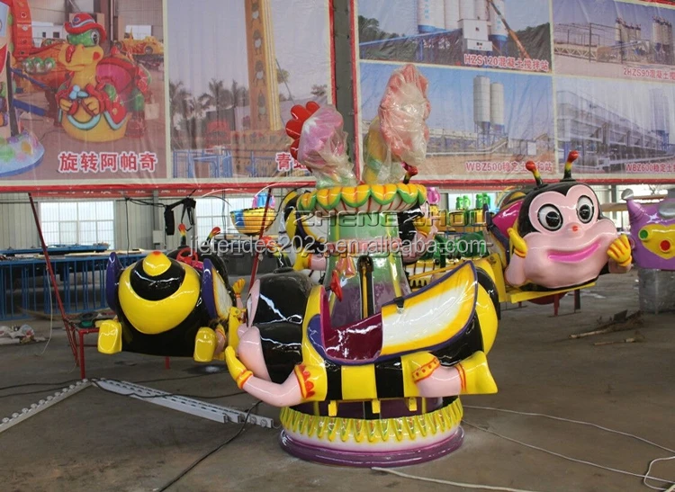 High quality Kiddie Bees Rides Rotating Game Machine 8 Seats for Sale