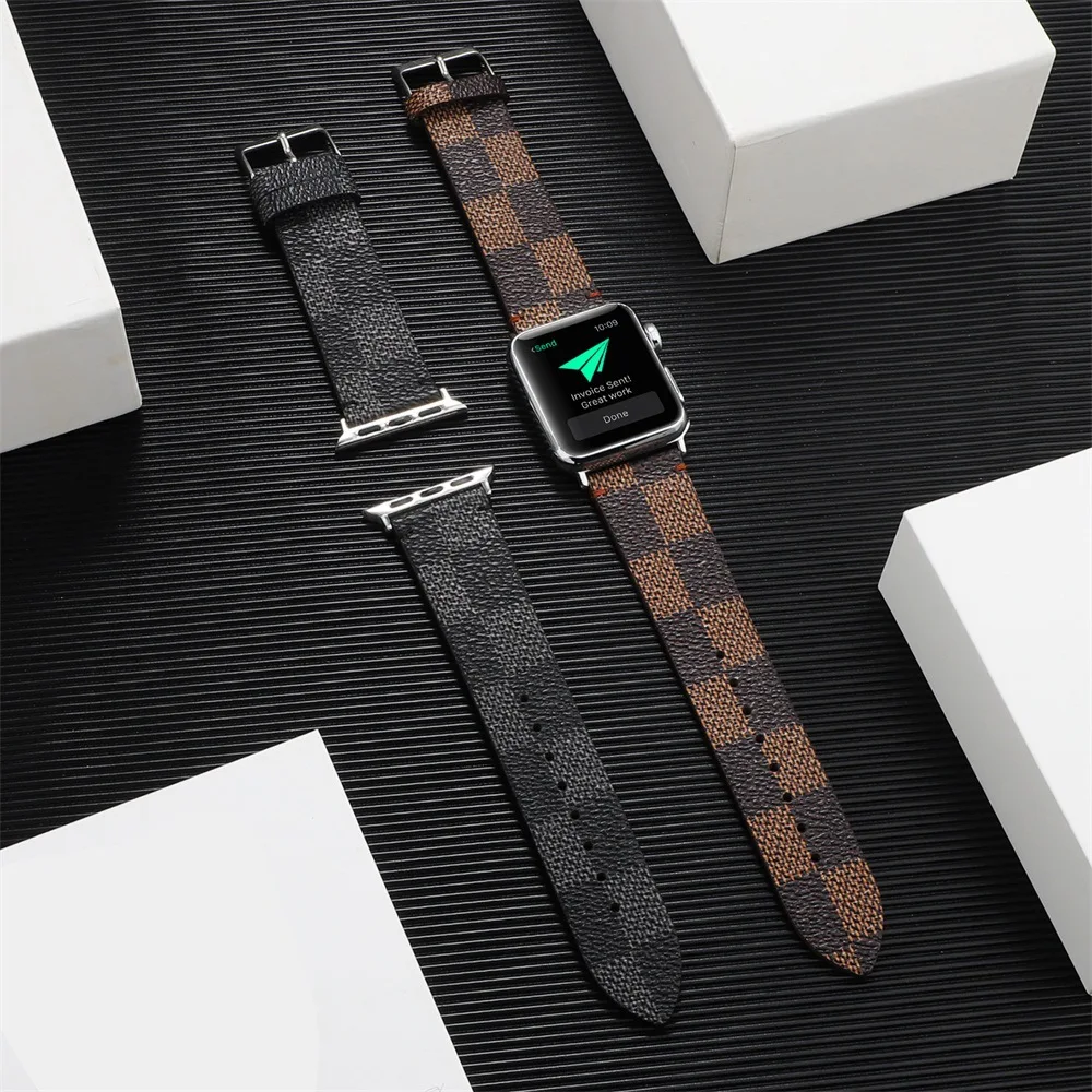 Free Watch Band Leather Watch Strap V Custom Band for apple Watch