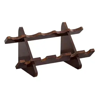 Rubber Wood Wine Rack Creative Multi-functional Inverted Wine Rack Display Piece bar Wine Bottle Display and Storage