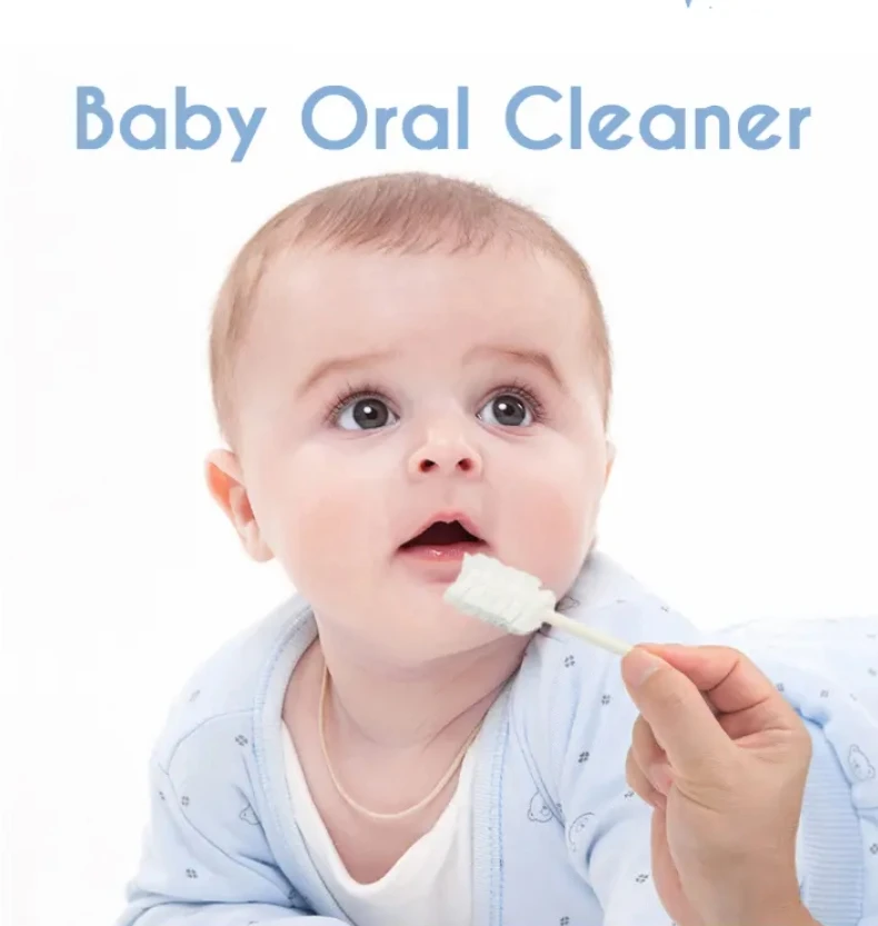 30pcs/Box Infant Mouth Cleaner Newborn Baby Toothbrush Infant Oral