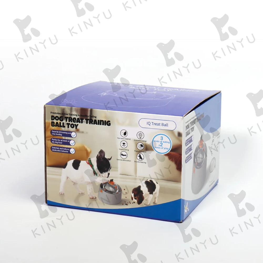 KINYU Kinyu 2022 New 3 in 1 IQ Training Puzzle Treat Dispenser  Dog Lick Mat With Bowl Dog Toy Packs Pets Toys and Accessories