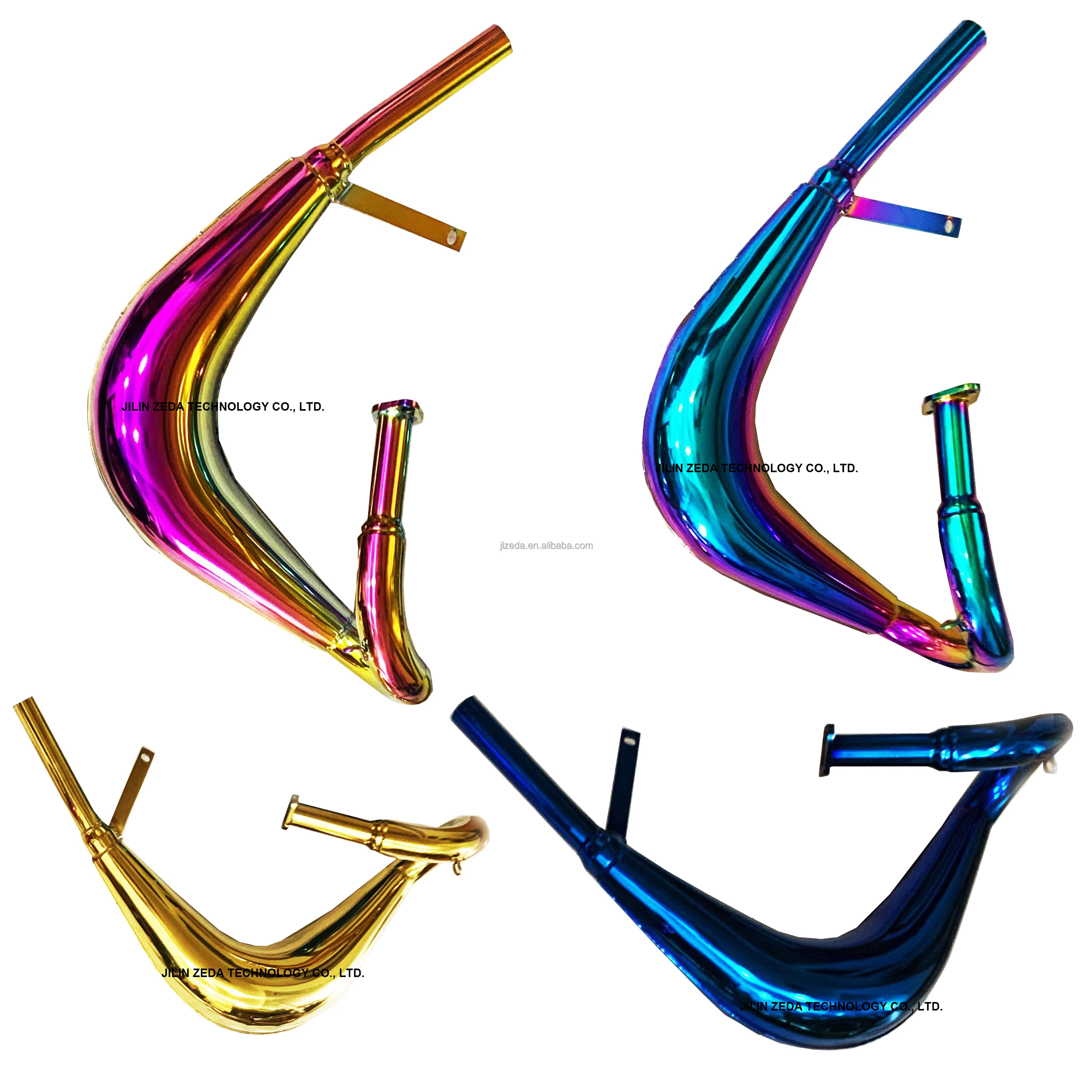 Zeda ZDX65 Performance Exhaust Pipe Stainless Steel Muffler For MZ65 Replica Engines