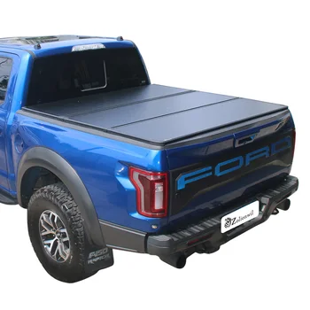 Direct Factory Supply Pickup Bed Cover Hard Tri-folding Tonneau Cover Ford F150 Customized Size Available