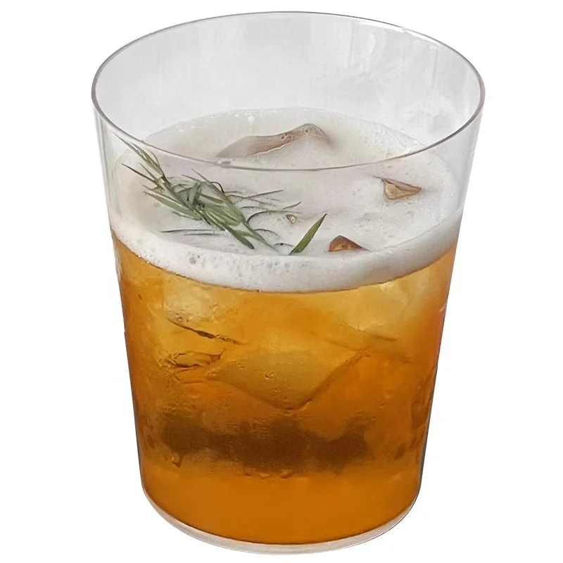 Japanese Tumbler Cup Cocktail Whisky Thin Shot Glass Set Colin Juice Water Round Mug Whisky Wine Glasses With Wood Tray