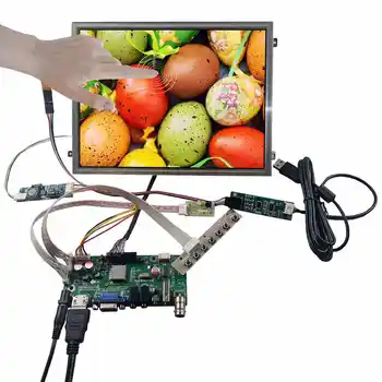 Vsdisplay 10.4 polegada ips VS104T 003A 1024x768 brilho 500nit tela lcd com hd mi vga placa de