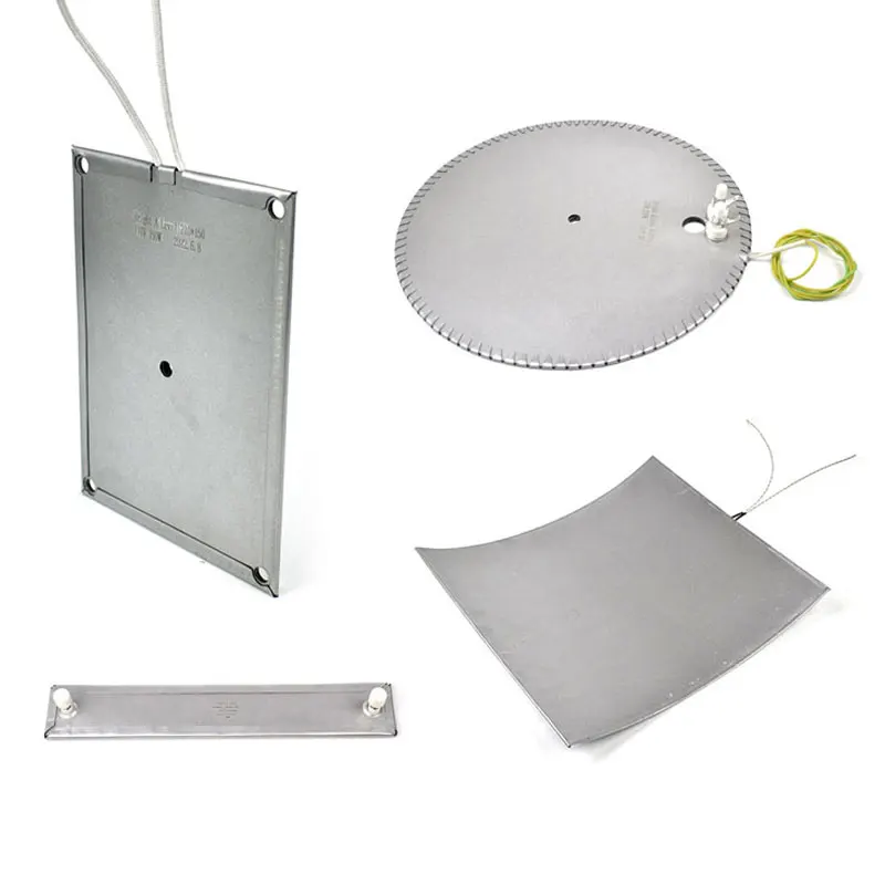 BRIGHT Customized 220V Industrial Heating Plate Electric Flat Mica Heater Plate Heater With Lead Wire