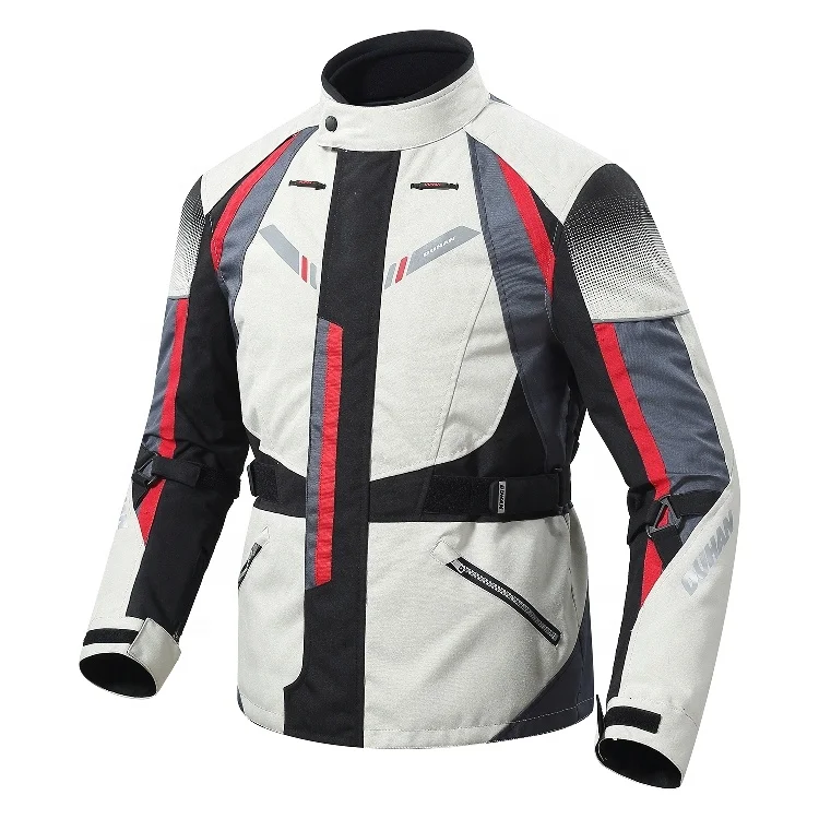 
 DUHAN, из водонепроницаемого материала; Сезон весна-осень-зима CE протекторы съемная теплая подкладка мотоциклетная кожаная куртка для мужчин  