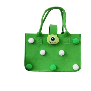 New Cute Cartoon Felt Handbag Mommy Bag Baby Hundred Day Banquet Gift Shopping Bag Girl Hand Bag