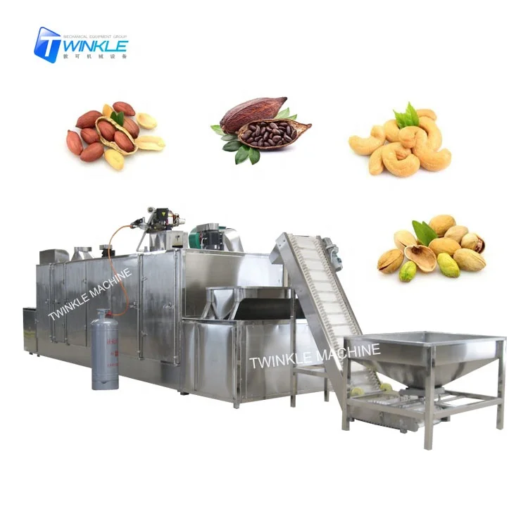 Полностью автоматическая электрическая или газовая машина для сушки какао-бобов, арахиса, какао-сушилка