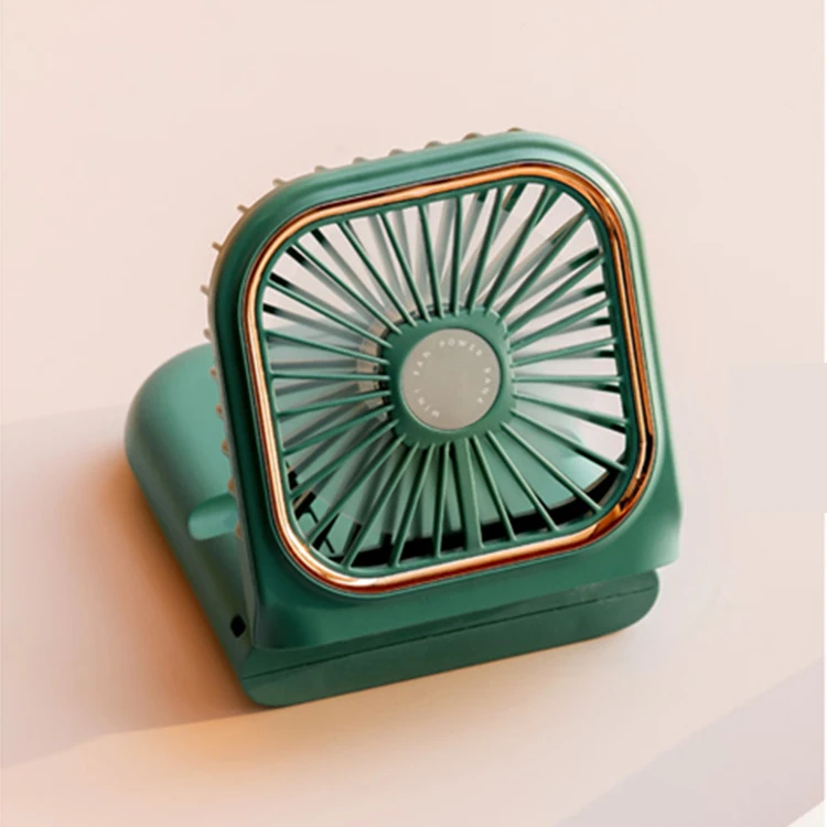 Мини-вентилятор складной с внешним аккумулятором на 3000 мА ·