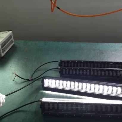 Single Row 4x4 Off-Road LED Light Bar 36W 96W for Truck ATV UTV for Harley Auto Lighting System