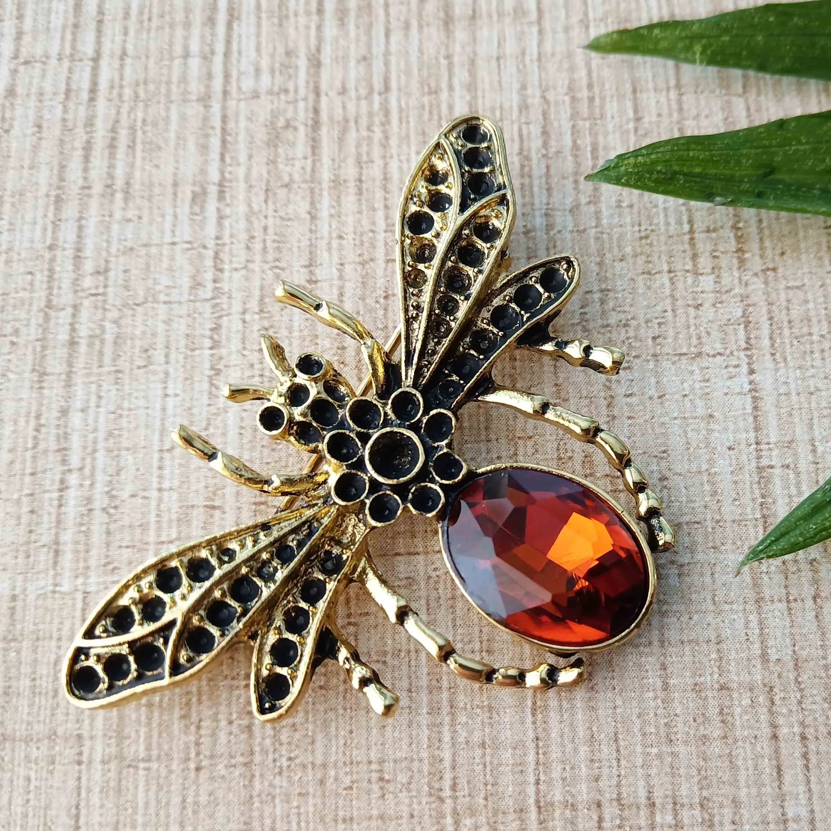 Wholesale Retro and Vintage Faberge Spider Brooch Bug Brooch