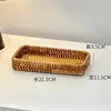 Small rattan storage tray