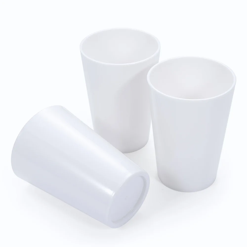 RubySub Heat Transfer Sublimation Printing Plastic Cola Cups for Outdoor Picnics