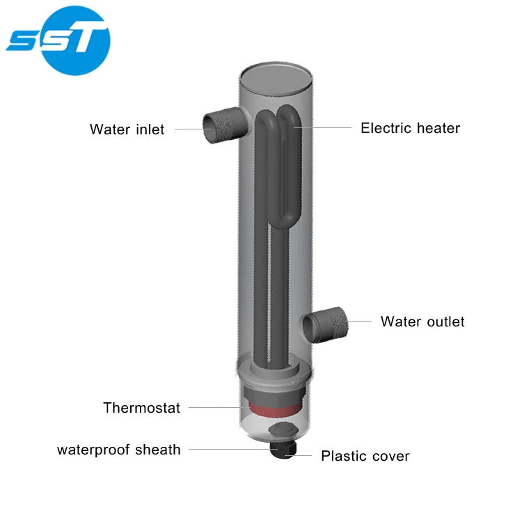 SST 10 liters electric solar hot water heater tank