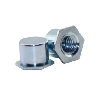 OEM M2-M8  Carbon Steel Brass Stainless Steel ZINC PLATED Zinc and Wax Blind rivet nut