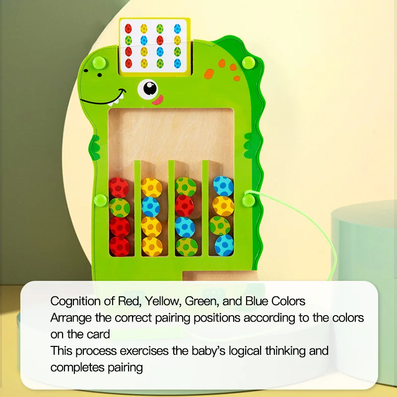 Новый столик с динозавром, настольная игра, тренировка логического мышления, лабиринт с шариками для детей, развивающие игры