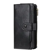 New Case For Iphone 15 14 Promax Pu Leather Flip Card Case For Iphone 13 14 15 Pro Max Removable Wallet Magnetic Cover Case