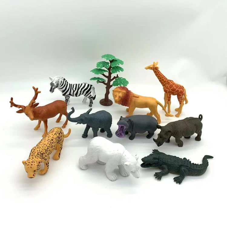 Zoo Animals Figures Toys,10 Piece Realistic Jungle Animal Figurines,African  Wild Plastic Animals Educational Learning Toys - Buy Pvc Wild Animal  Figures Toys,Small Plastic Animal Figurines,Simulation Animal Product on  