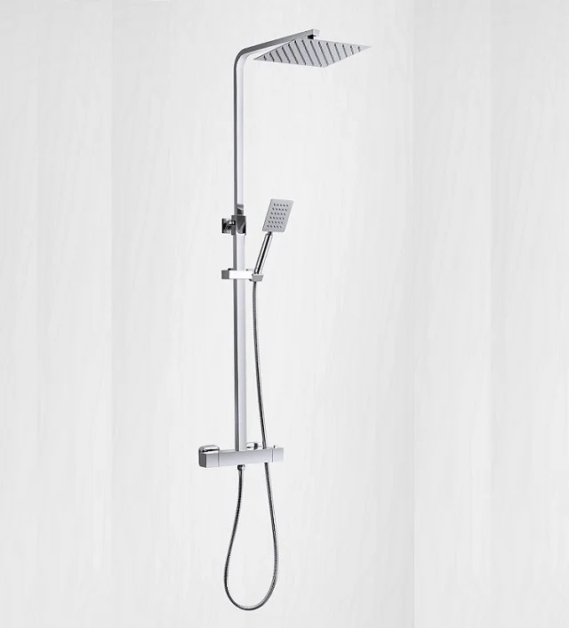 Bathroom Luxury top Sale  wall mounted  brass shower column set  thermostatic shower system set