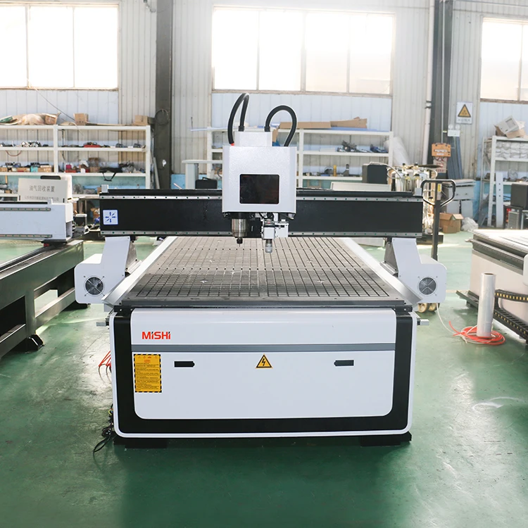 Multi Function 3 in 1 Cnc Machine Oscillating Knife V Cut CCD Camera 6kw Spindle Wooden Cnc Router Cutting Machine