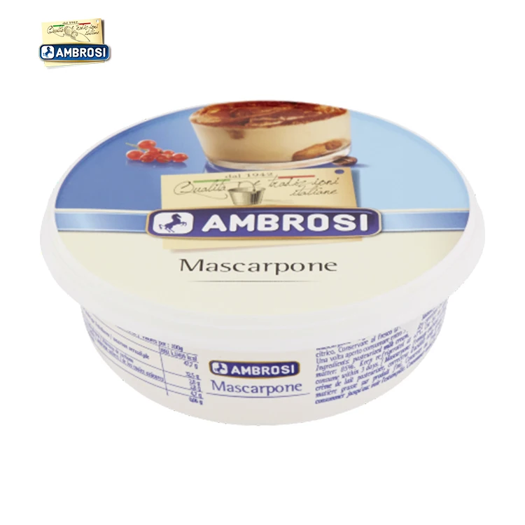 Made In Italy Best Quality 250g Fresh Mascarpone Cream Cheese Buy Fresh Cheese Mascarpone Cheese Cream Cheese Product On Alibaba Com