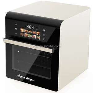 Factory Price 10l Square Stainless Steel Cover Air Fryer  Oven Combo Large Family Convection Oil-Free Cook for Home Use