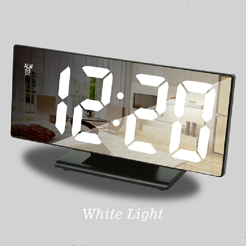 Led Digital Alarm Clock Wall And Desk Clock Smart Electric Clock