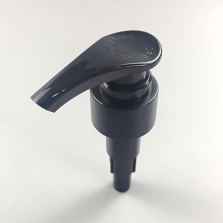 product new wholesale matt black aluminum closure plastic 4cc lotion pump soap dispenser shampoo shower gel lotion pump-64