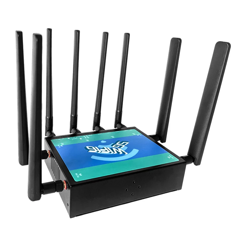 High Speed 11AX 3000Mbps 128MB Flash Openwrt Modem Wifi Sim Router 5G for Bus