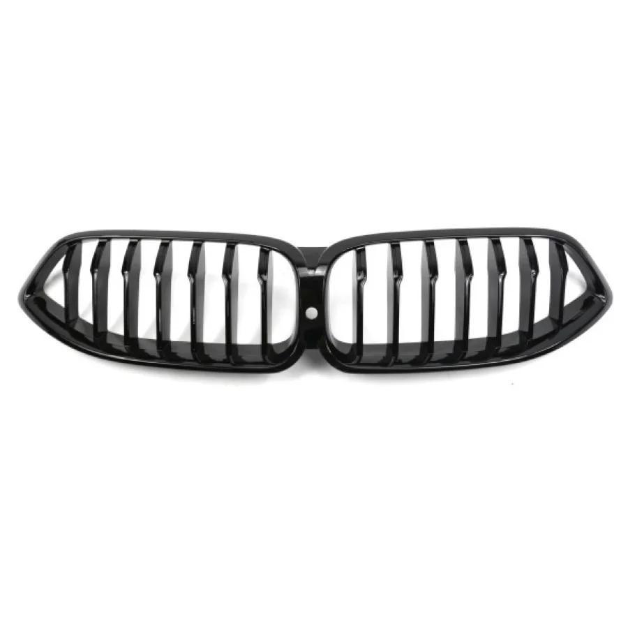 TIYPEOR Car Gloss Black Dual Slats Front Kidney Grill Fit for BMW 8 Series G15 2023