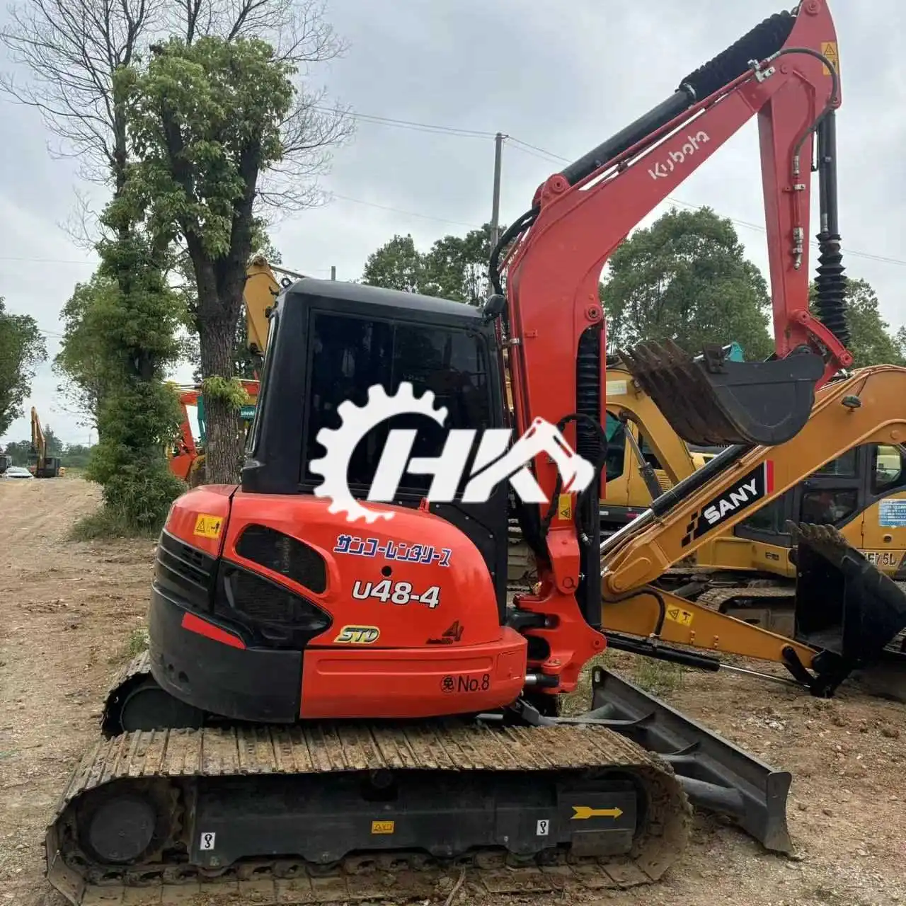 HANG KUI KUBOTAU48 4.8tons 90%new Original Japanese with EPA,CE Agricultural Used KubotaU48   Excavator for Digging