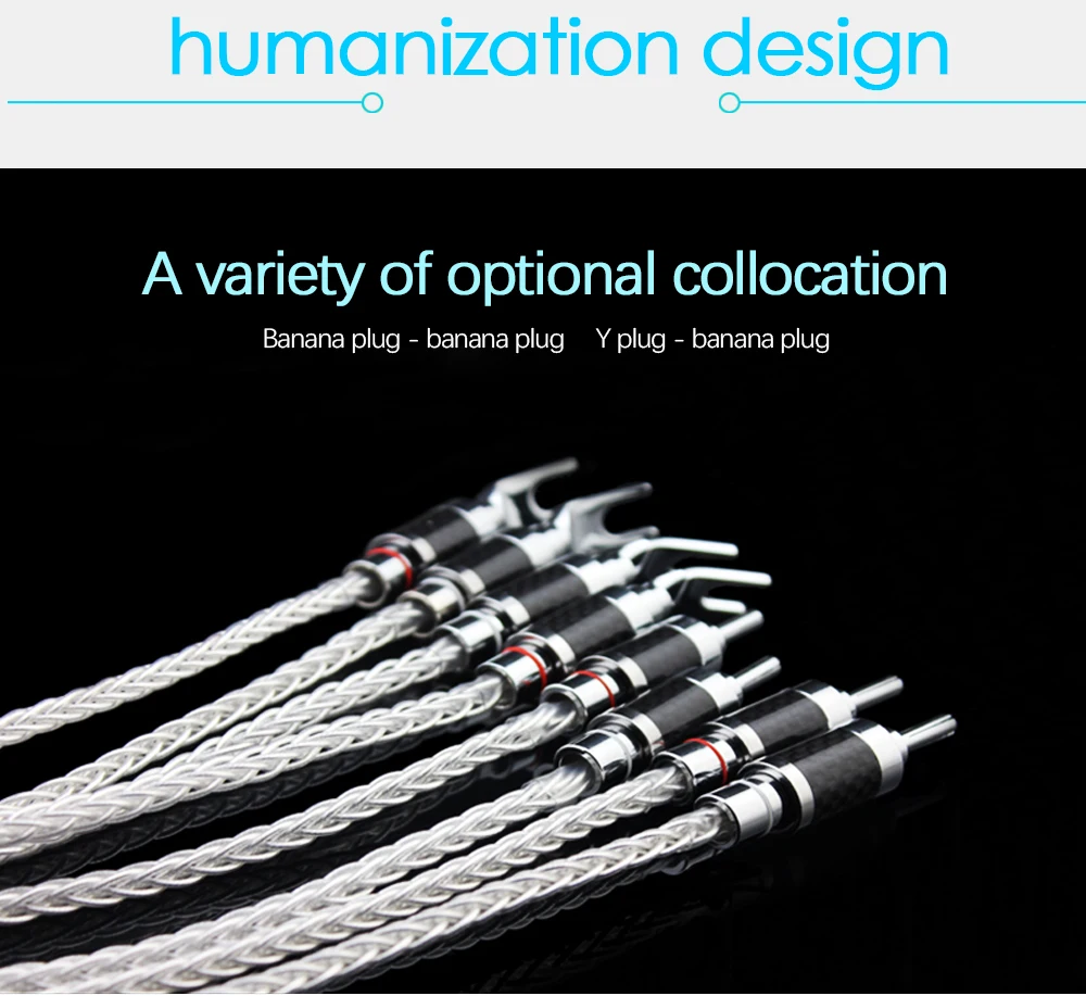 High Quality Pure Copper Speaker Surround Sound Wire Connection