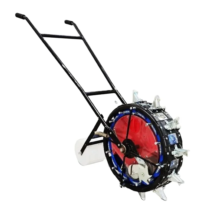 Ручная Однорядная машина для сеялки семян зерна с коробкой удобрений