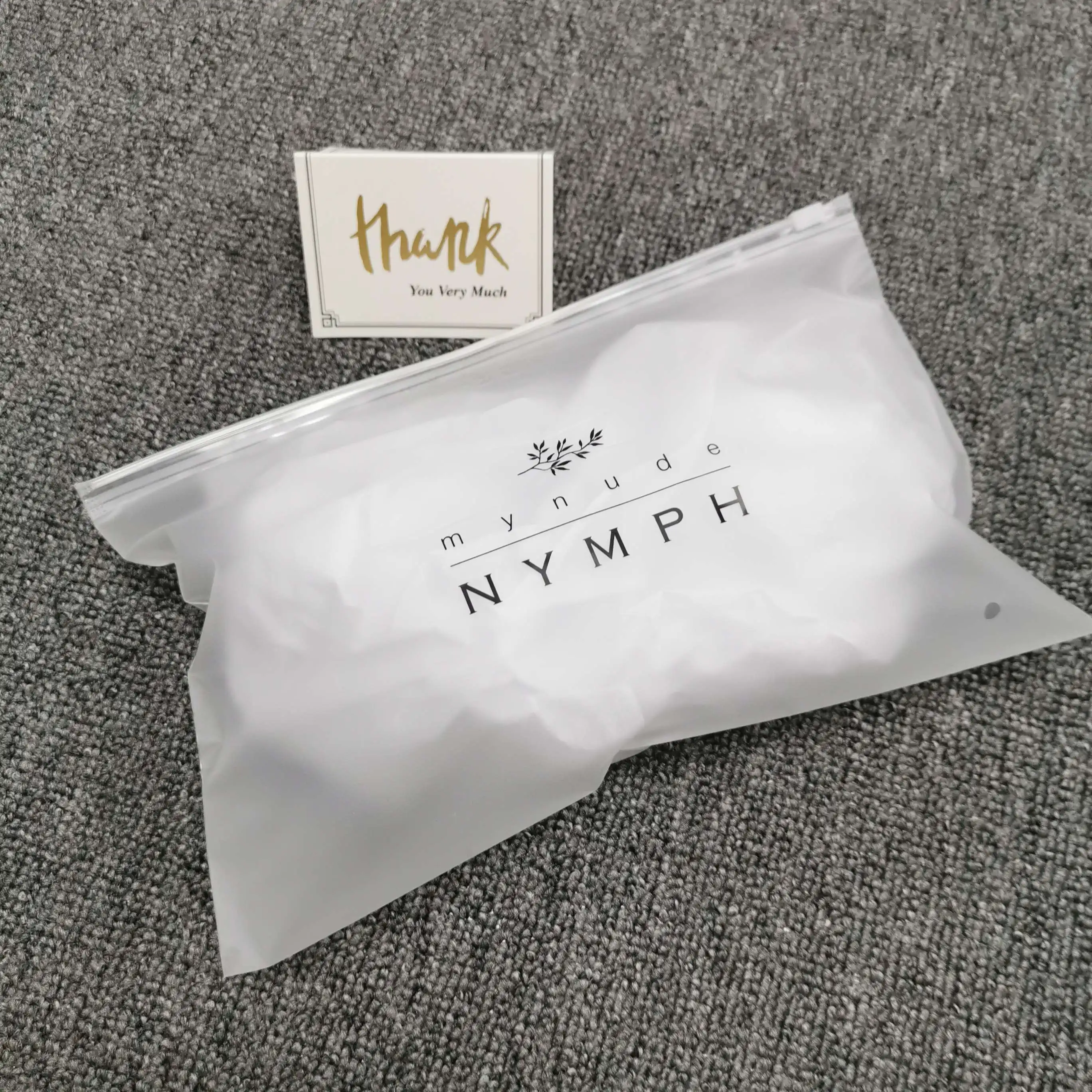 Biodegradable Frosted Sealing Frosted/clear/transparent Package Plastic Bag for Garment Bag/tshirt/pants