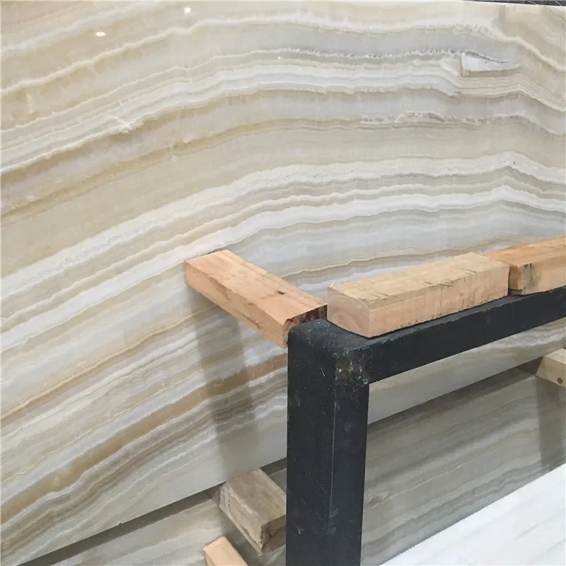 product white wood vein jade onyx marble slab for interior background wall design bar counter top white wooden onyx-1