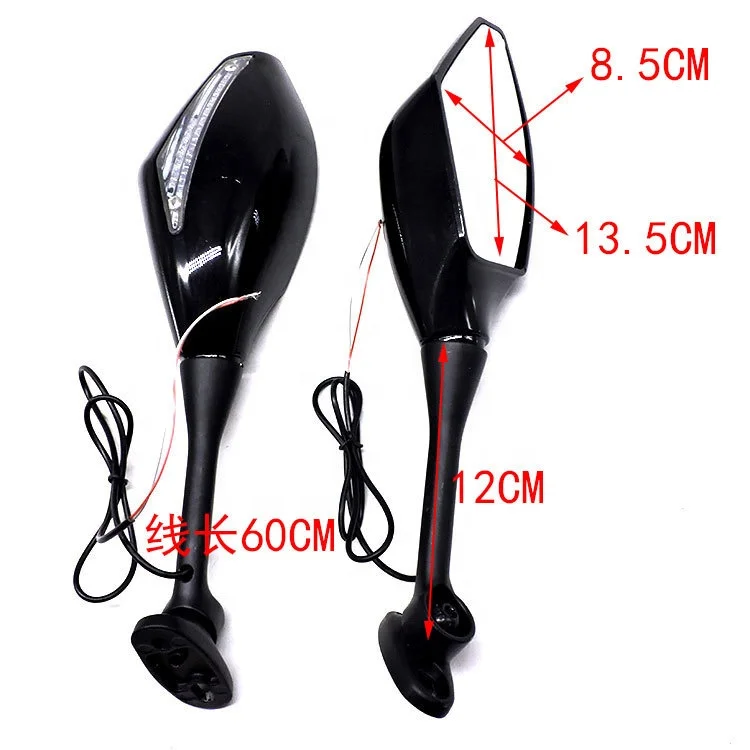 REALZION Motorcycle Accessories Modification Rear View Side Rearview Mirror for Honda CBR600RR CBR1000RR CBR250R CBR500R CBR300R
