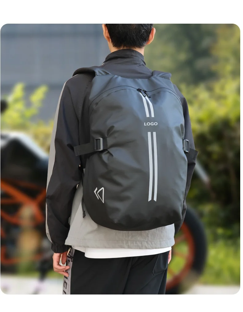 Cycling Backpack For Mountain Bike And Motorcycle Helmet Storage_voghion.com