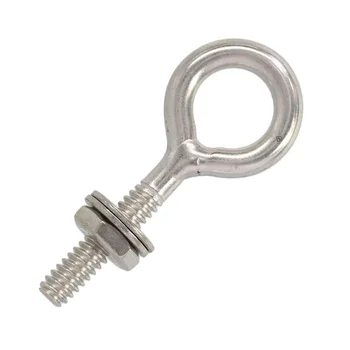 Oem Cnc Machining Parts low price supplier Stainless Steel Eye bolt with Nut