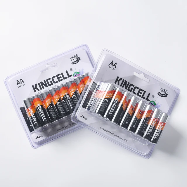 Oem Customized Replaceable Basics 10 Years Storage Dry Cell Ultra Excel No.5 1.5v AA Alkaline Batteries