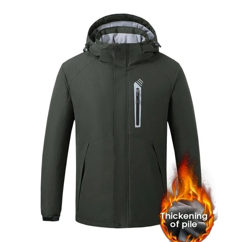 Sidiou Group Wholesale Man Women Heated Jacket USB Charging Heated Cold-Proof Winter Thermal Warm Electric Heating Ski Jacket