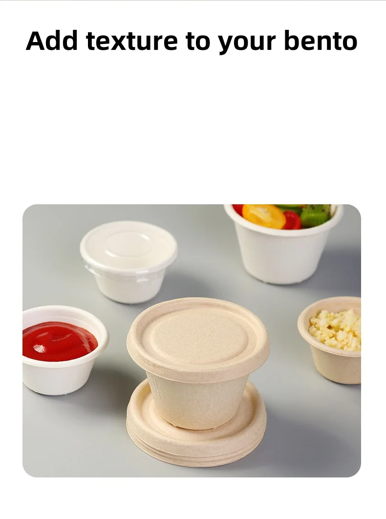 Bagasse Biodegradable Disposable Sugarcane Fiber Souffle Cups ...