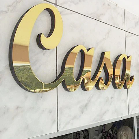 Rebow Customized Backlit Sign Led Channel Letters 3d Letter Sign Stainless Steel Electronic Led Illuminated Sign