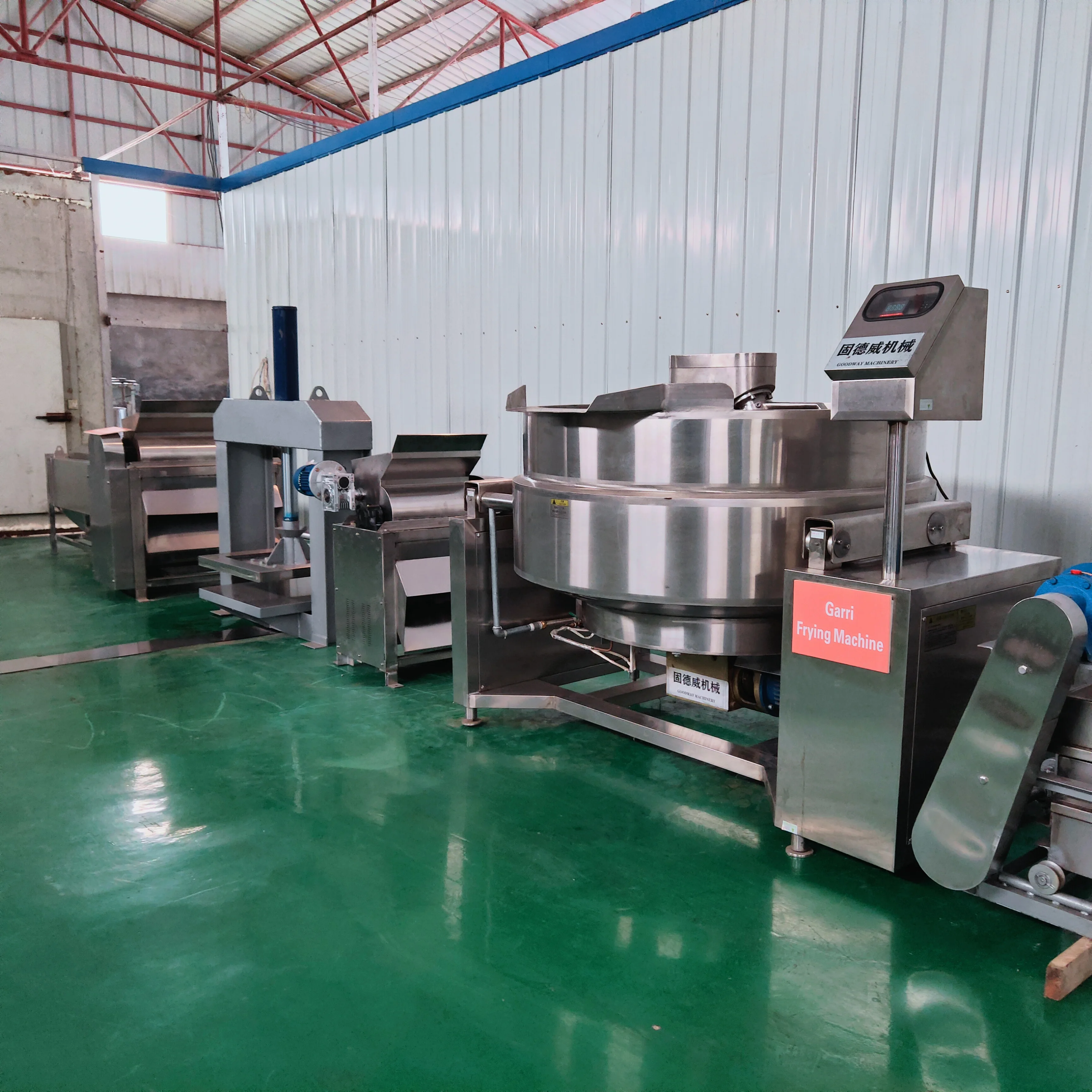 
 Лучшая цена, оборудование для обработки кассавы Garri в Нигерии  