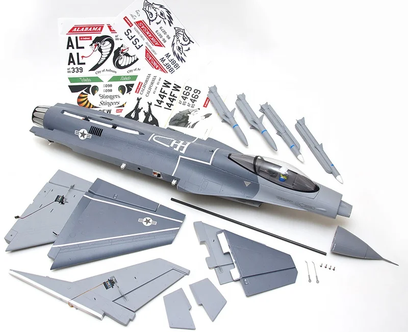 ラジコン 飛行機 F-16戦闘機 70㎜ ジェット PNP 70mmEDF F-16C 着弾